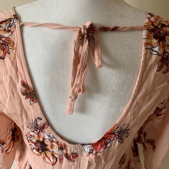 LF cropped floral blouse size S NWT - Picture 11 of 14
